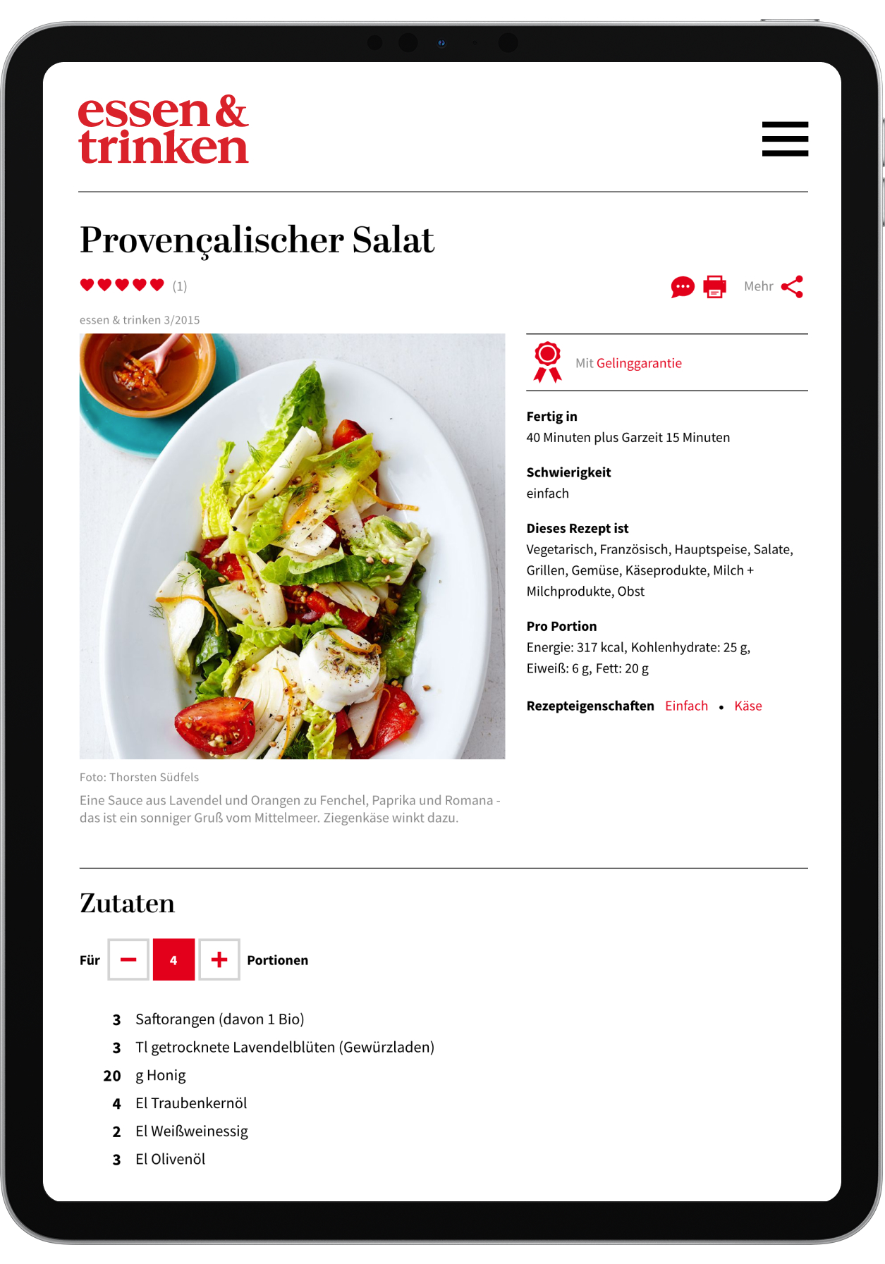 essen & trinken PUR-Abo